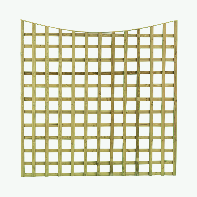 Square Trellis Style Flat Top Size 1.83m wide x 0.30m high